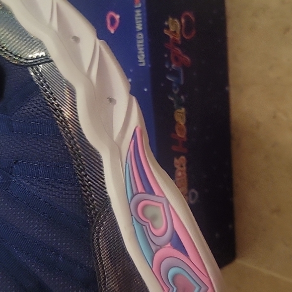 NEW! SKETCHERS Sweetheart Lights Love To Shine High Top Sneaker Ankle Boot 10. - Picture 5 of 10